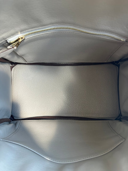 Hermes Brown Bi-Color Togo & Gold Hardware Birkin 25