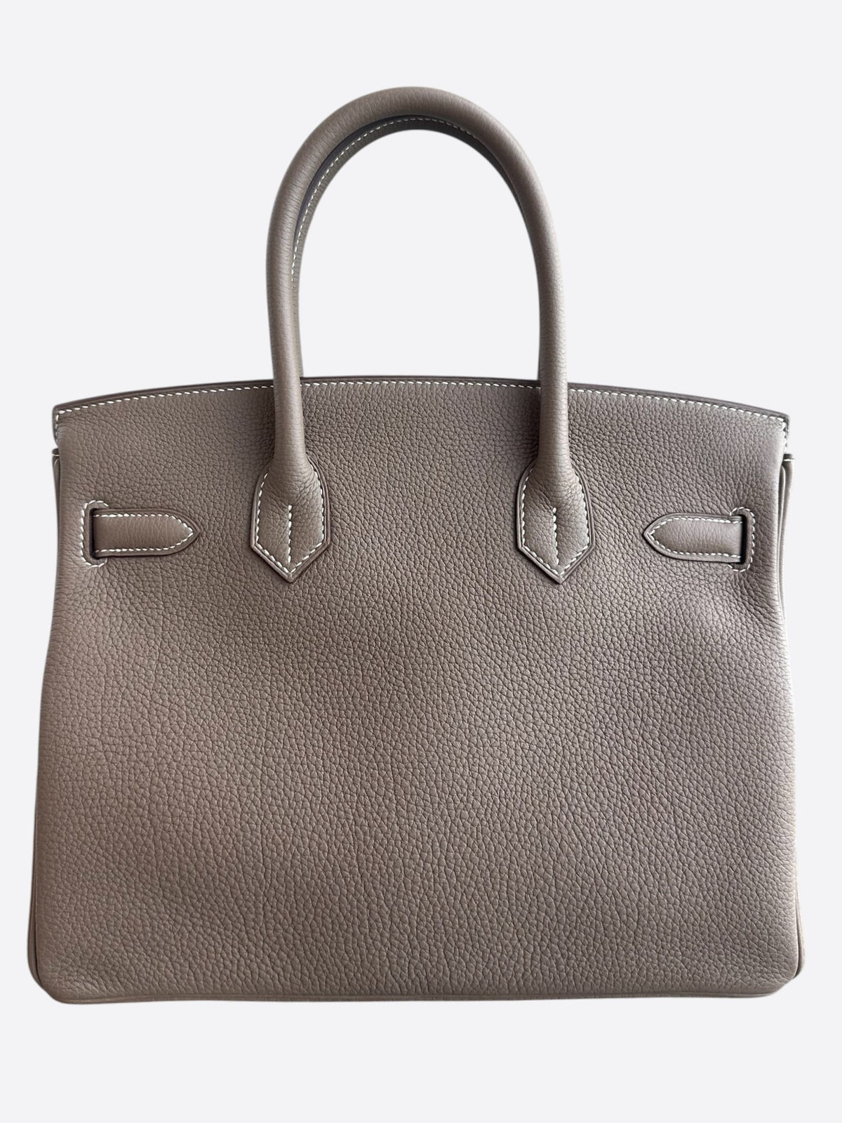 Hermes Etoupe Togo & Gold Hardware Birkin 30