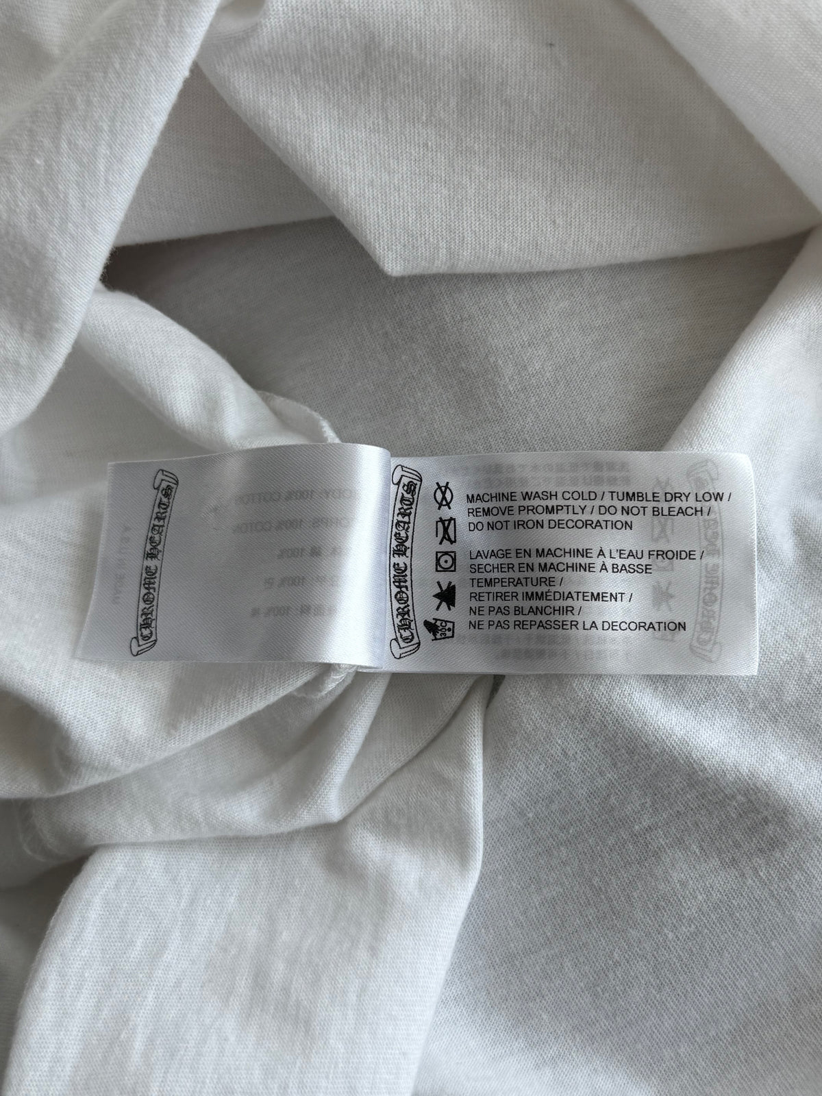 Chrome Hearts White & Red NY Longsleeve T-Shirt