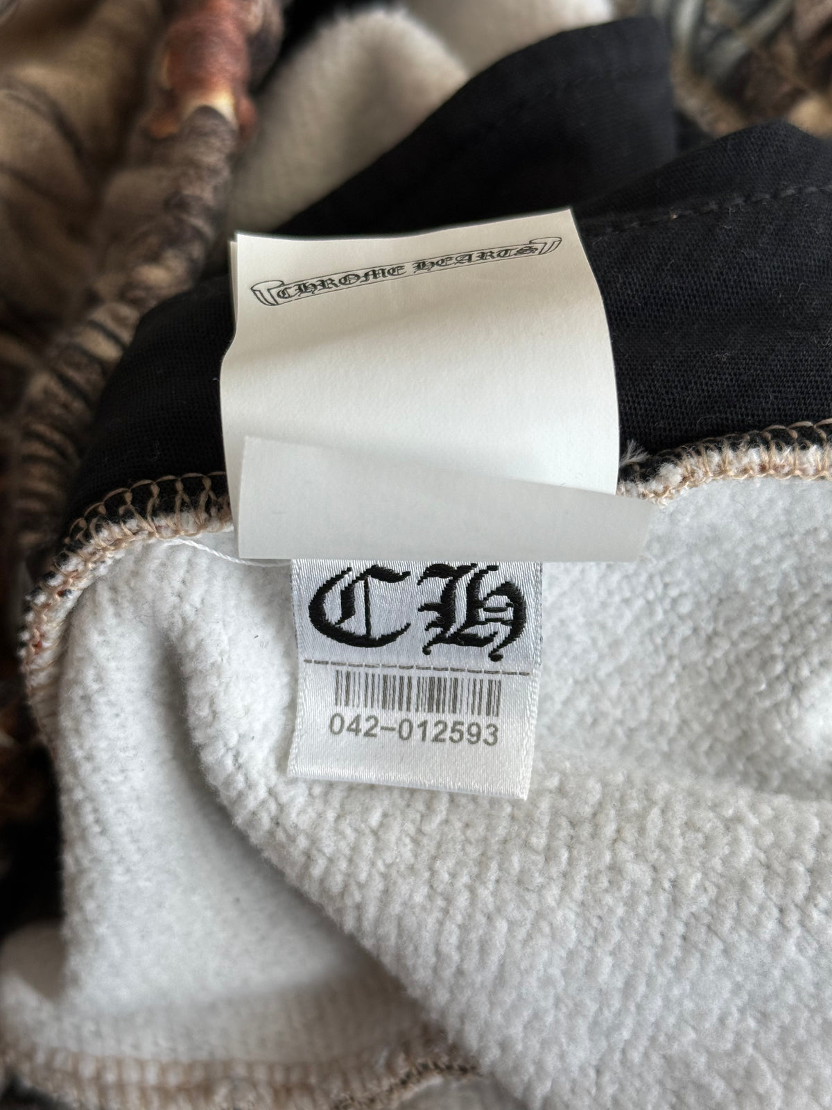 Chrome Hearts Nike NOCTA Camouflage & Black Cross Patch Sweatpants
