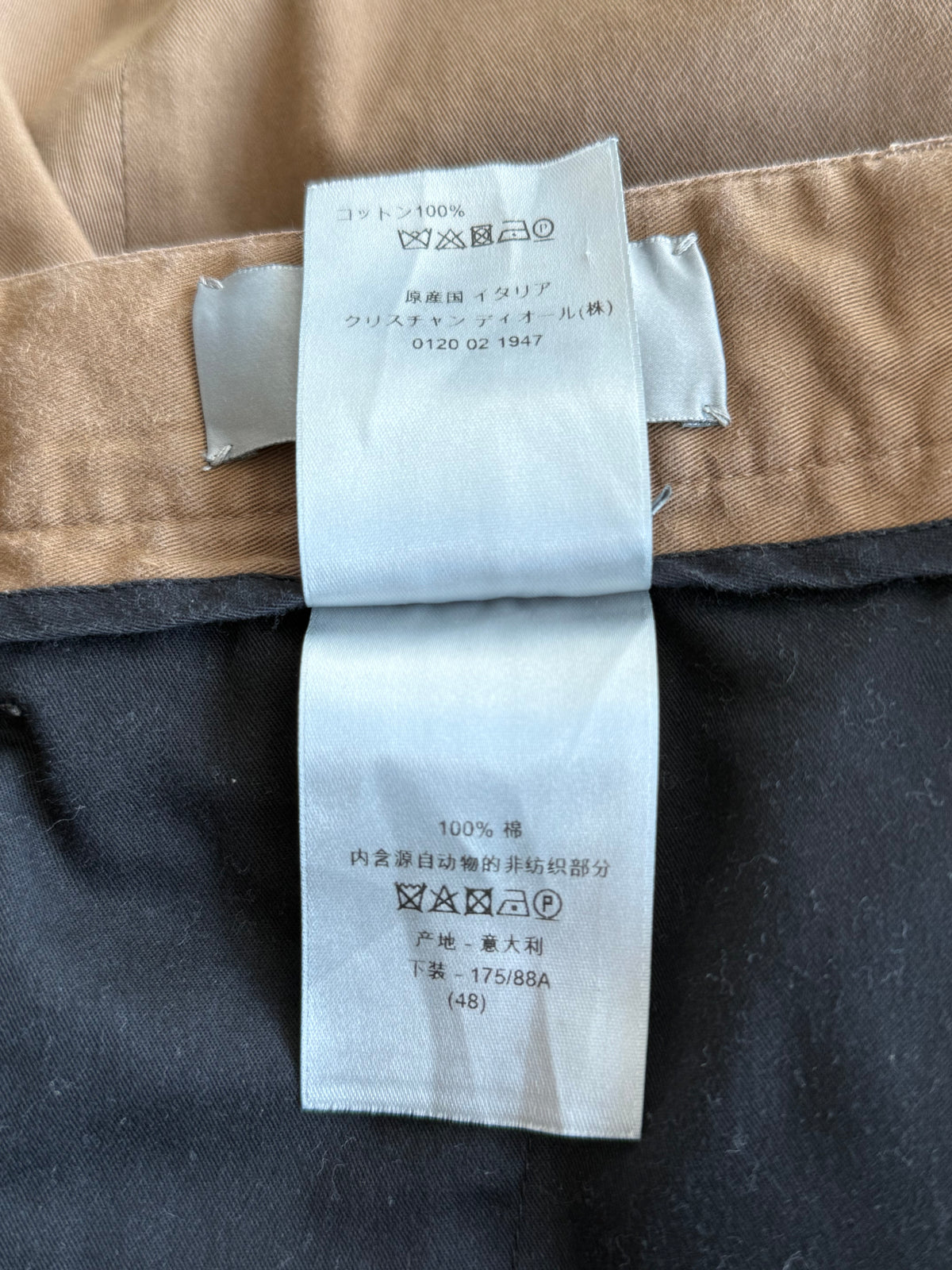 Dior Tan Chino Pants