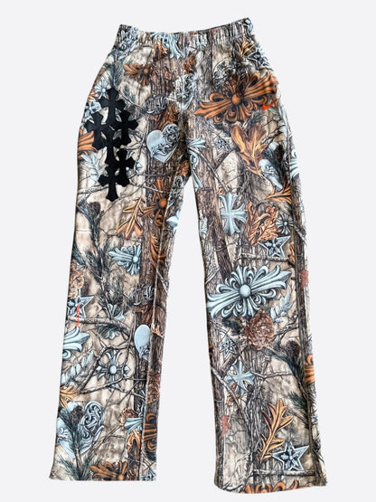 Chrome Hearts Nike NOCTA Camouflage & Black Cross Patch Sweatpants
