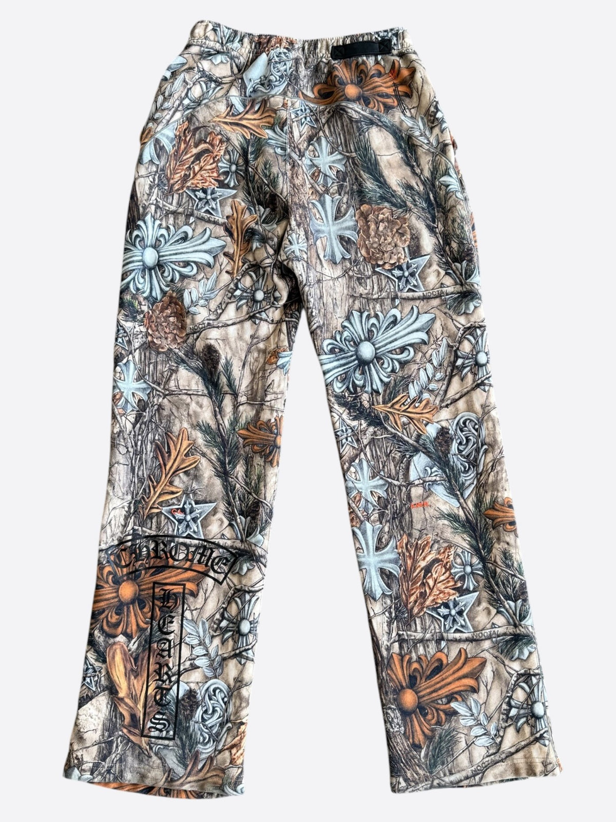 Chrome Hearts Nike NOCTA Camouflage & Black Cross Patch Sweatpants