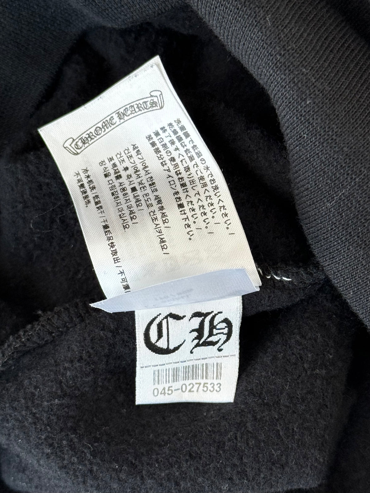 Chrome Hearts Black, White & Pink Deadly Doll Hoodie