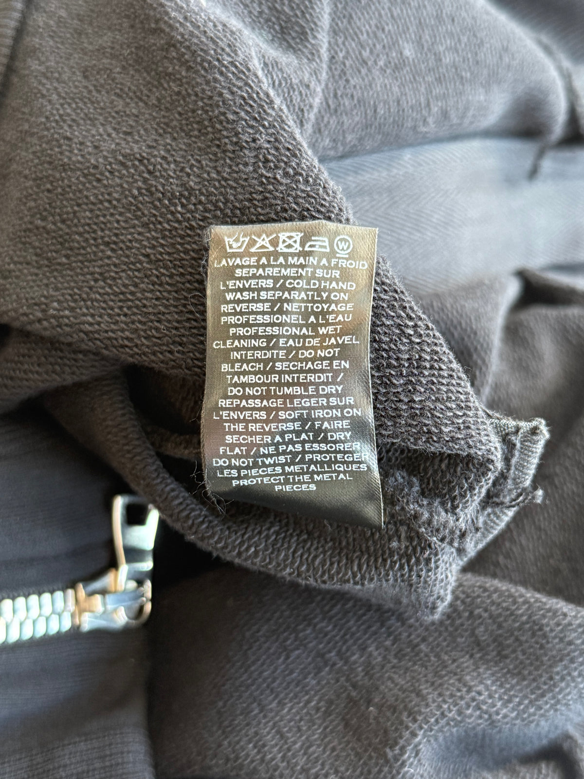 Balmain Black & White Logo Hoodie