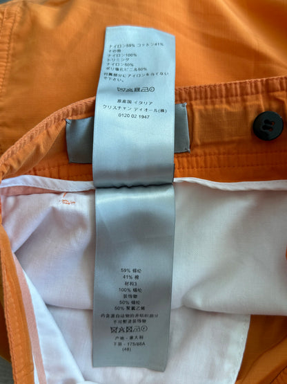 Dior Orange Bermuda Shorts