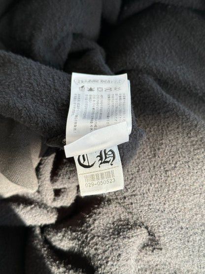 Chrome Hearts Black & Orange Triple Cross Logo Hoodie