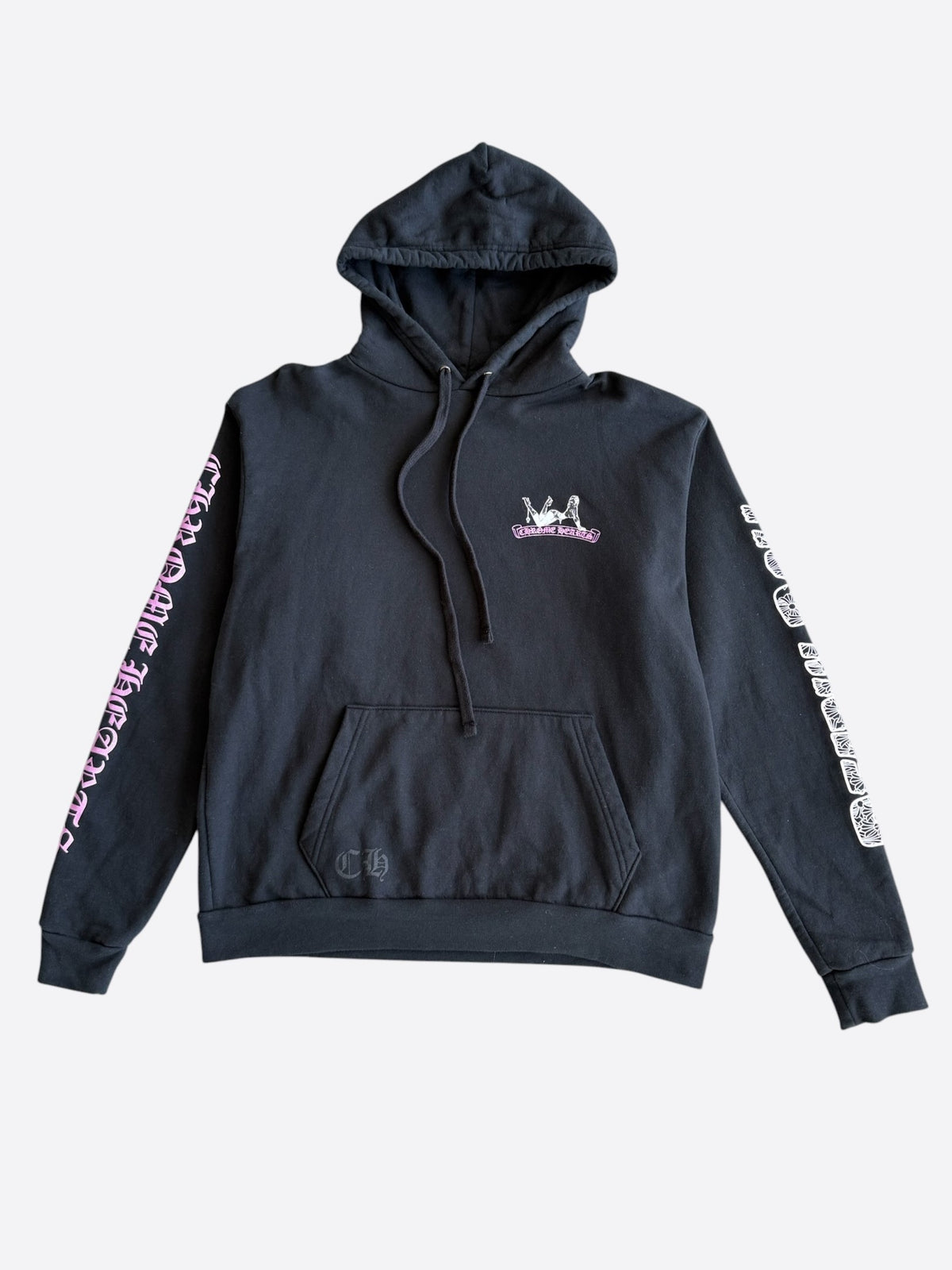 Chrome Hearts Black, White & Pink Deadly Doll Hoodie