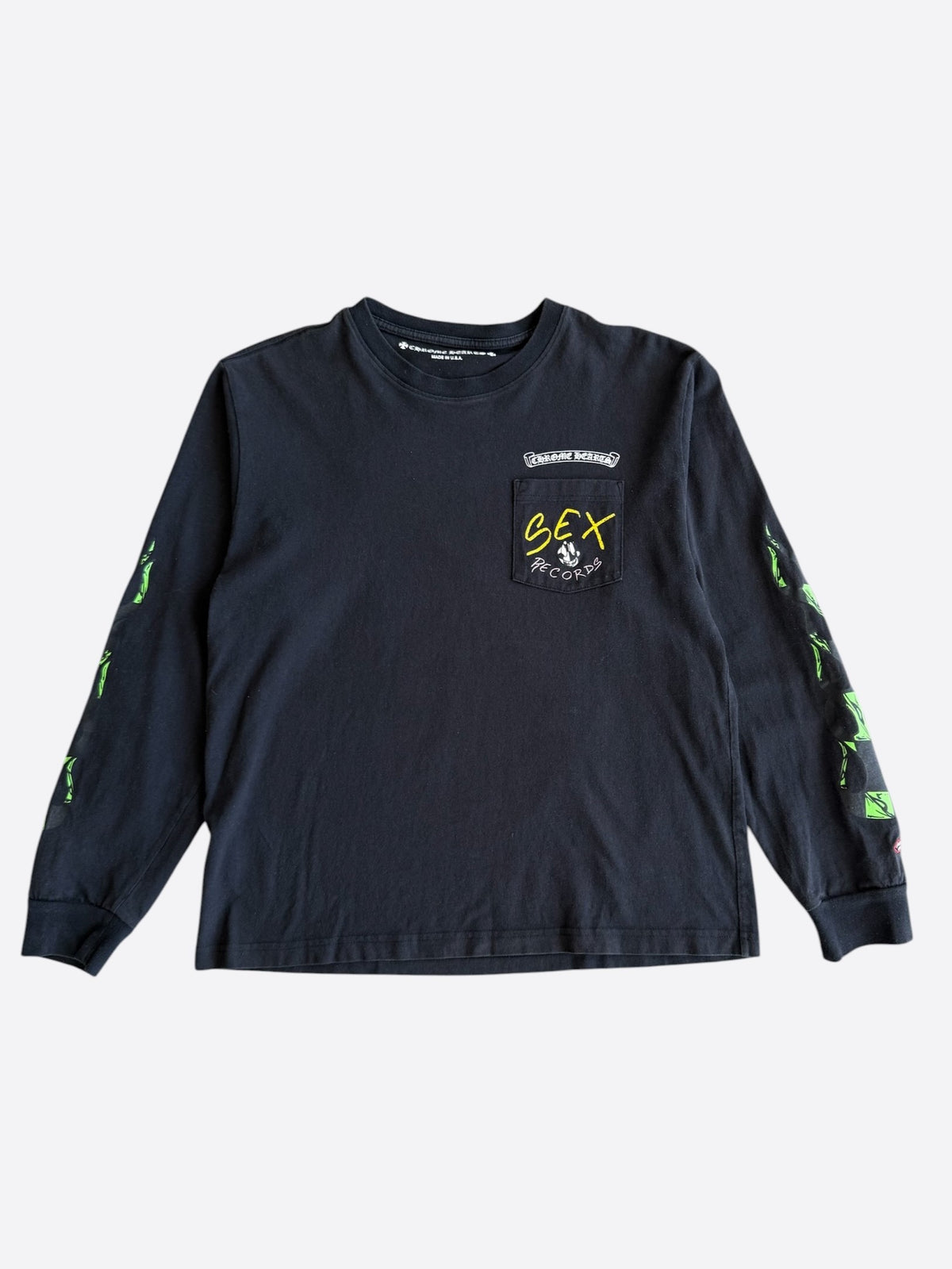 Chrome Hearts Black Matty Boy Stay Fast Longsleeve T-Shirt