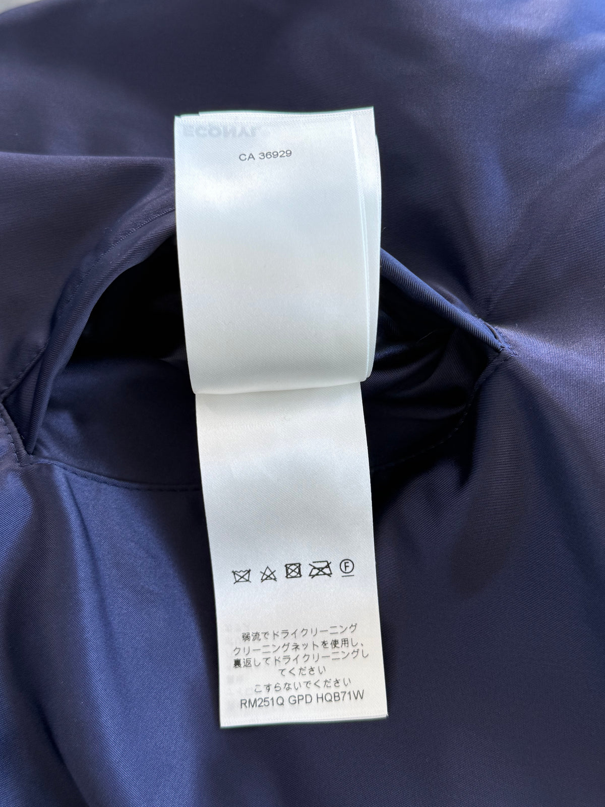 Louis Vuitton Navy & White Crystal Lovers Varsity Jacket