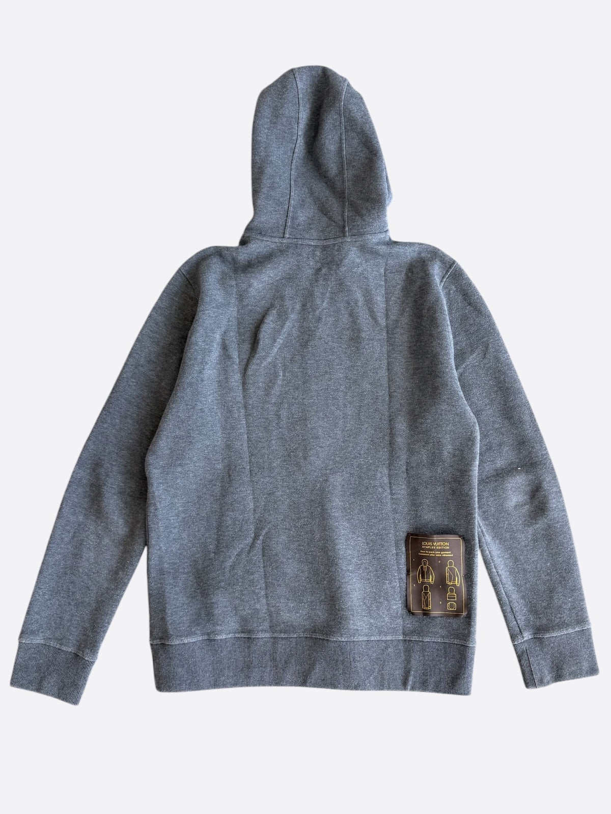 Louis Vuitton Grey Staples Zip Up Hoodie