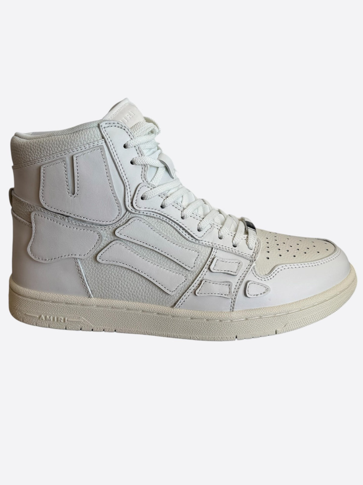 Amiri White Skeleton High Top Sneakers