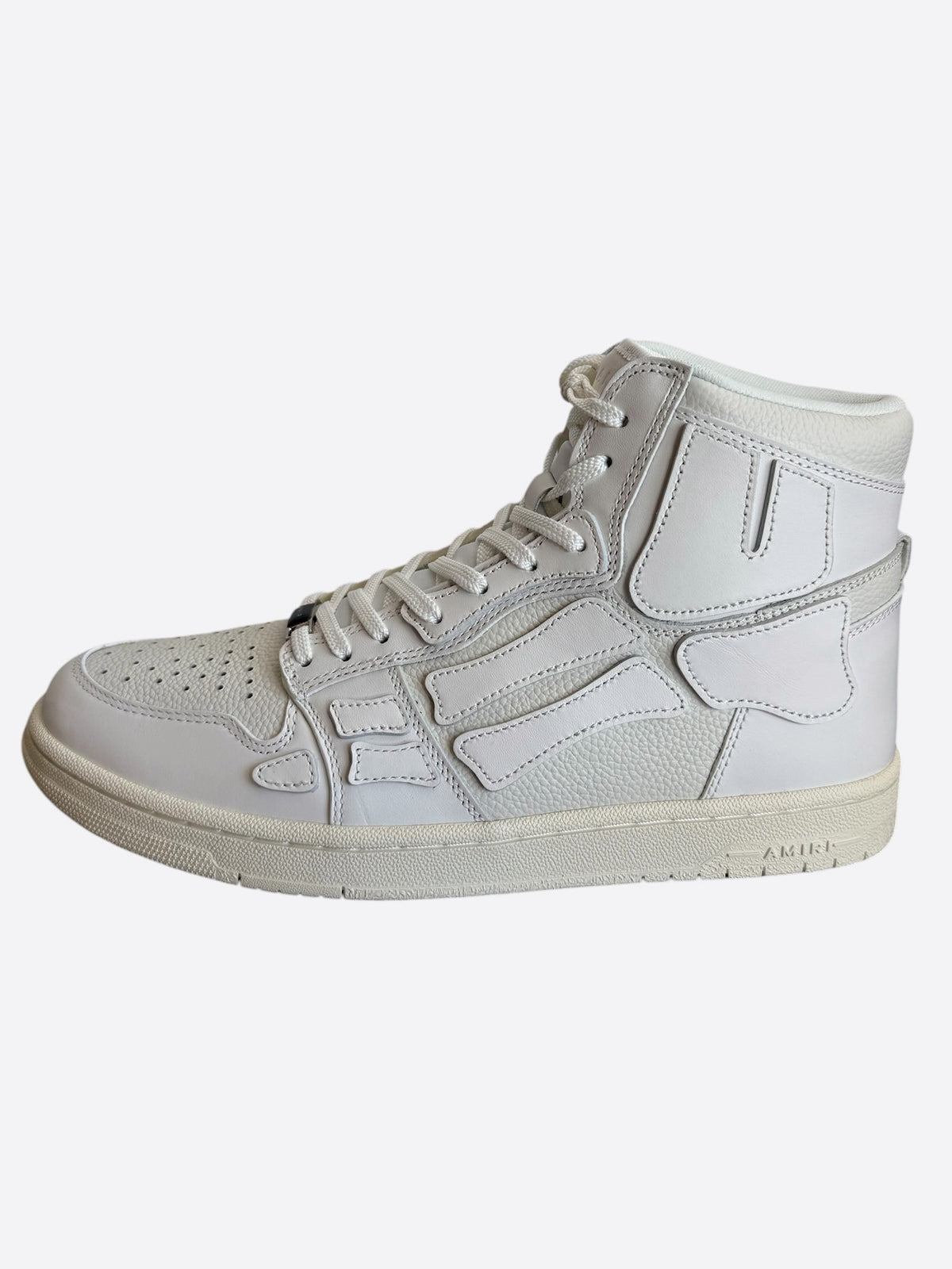 Amiri White Skeleton High Top Sneakers