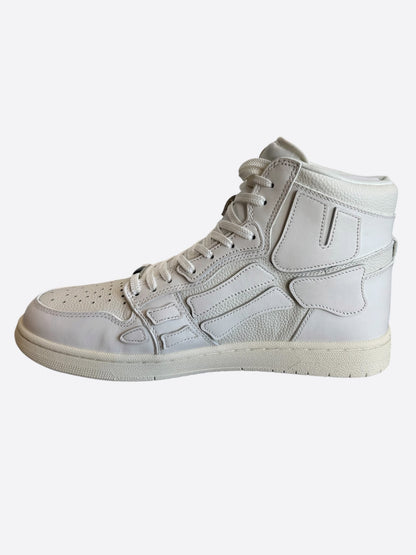 Amiri White Skeleton High Top Sneakers