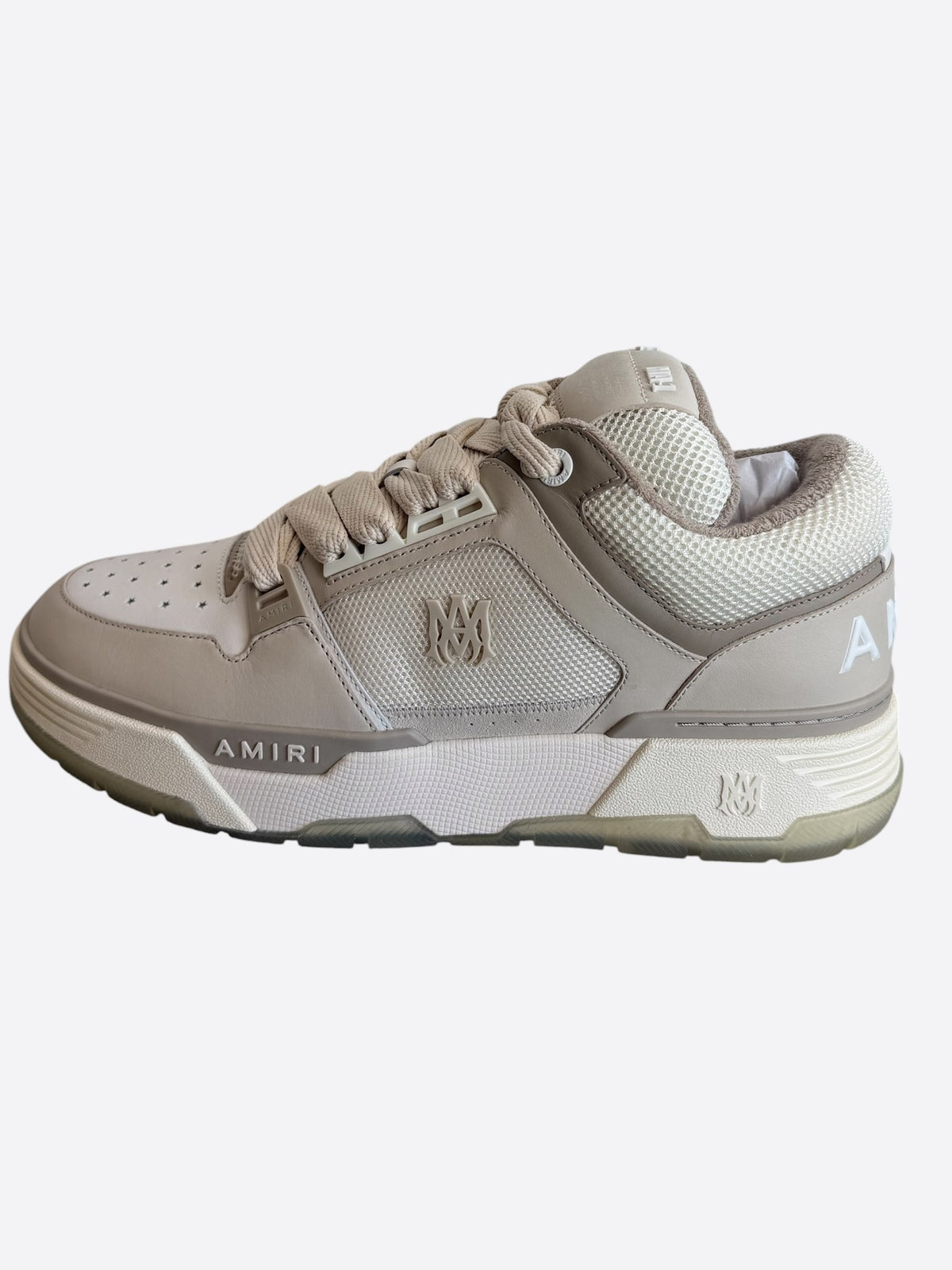 Amiri Beige & White MA-1 Sneakers