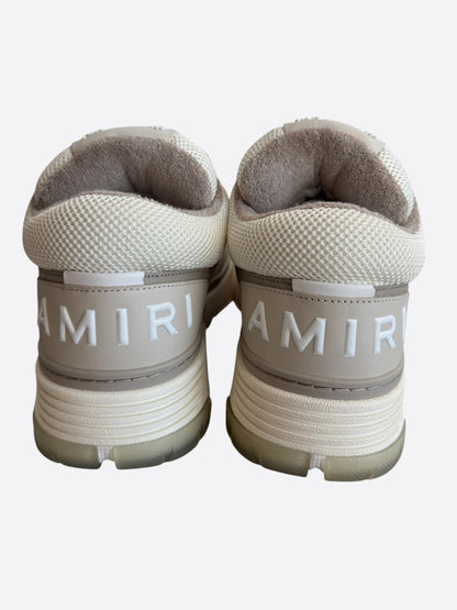 Amiri Beige & White MA-1 Sneakers