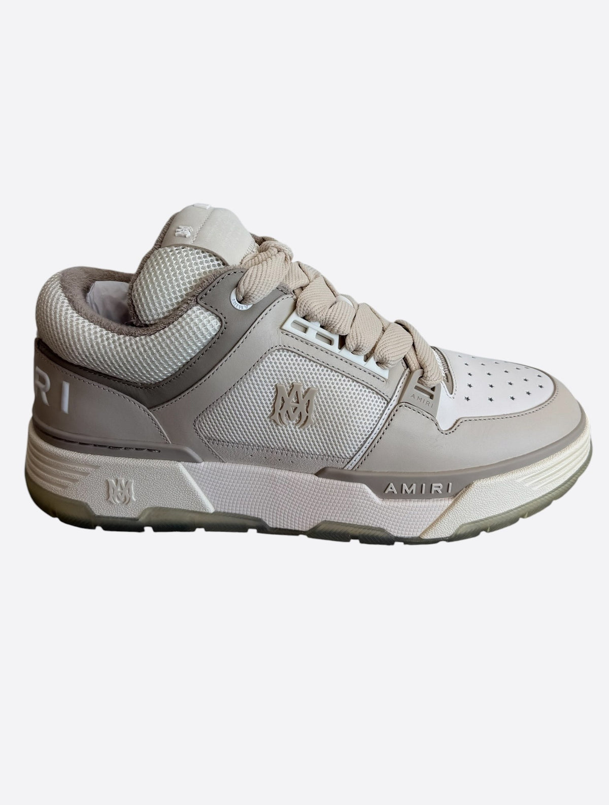 Amiri Beige & White MA-1 Sneakers
