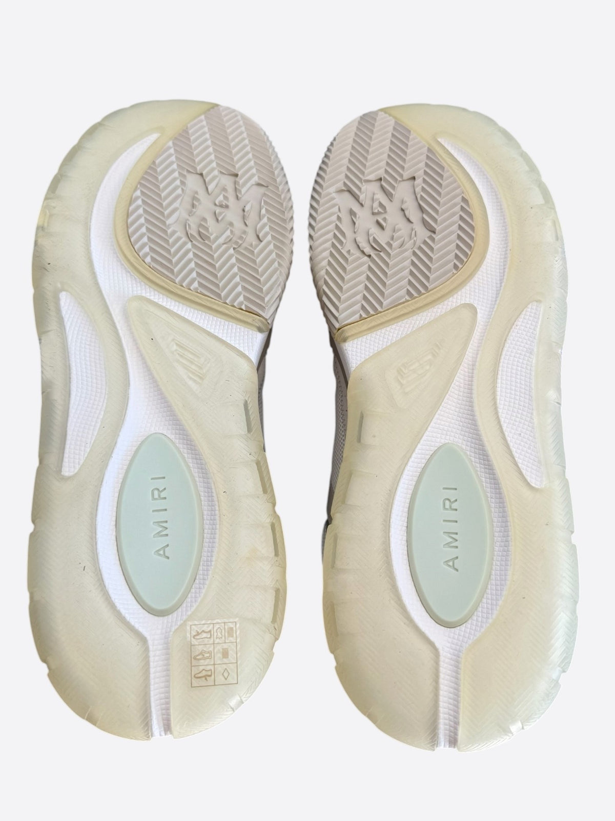 Amiri Beige & White MA-1 Sneakers