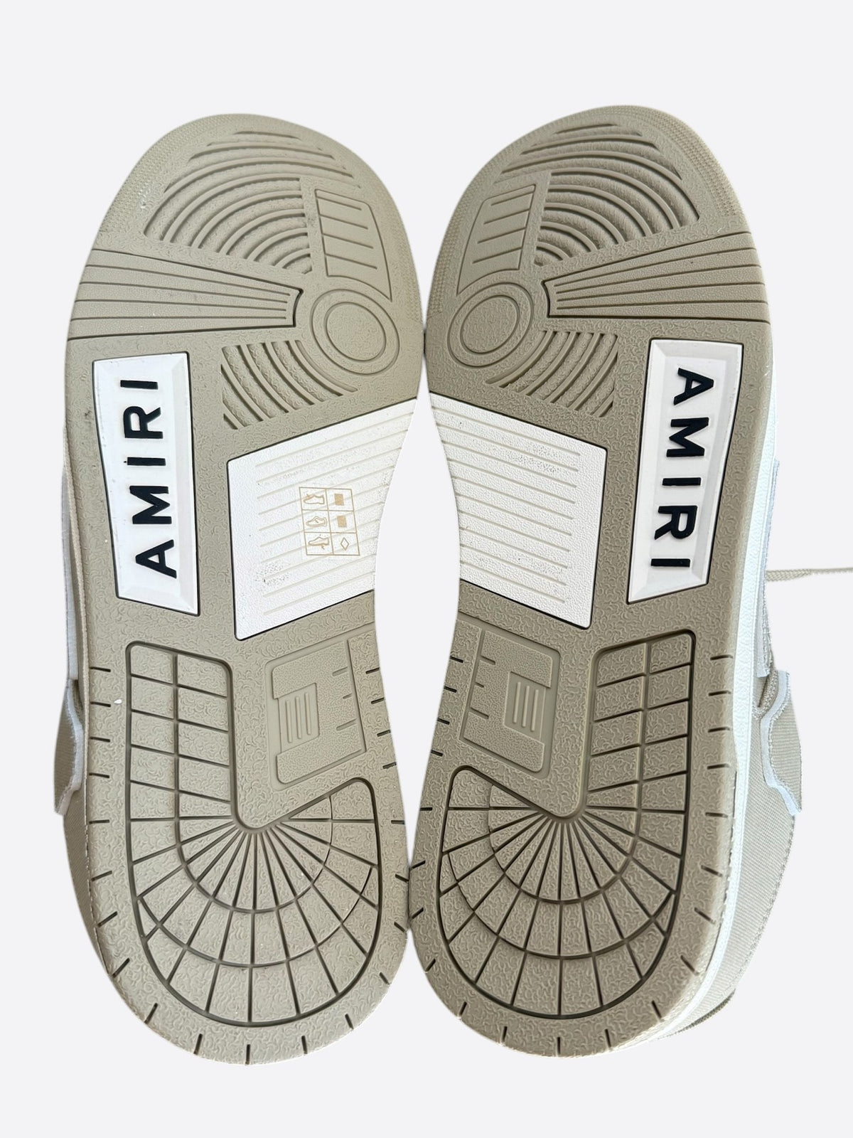 Amiri Green Canvas Skeleton Low Top Sneakers