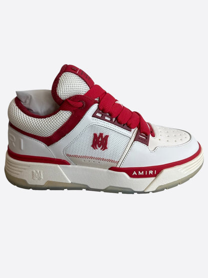 Amiri White & Red MA-1 Sneakers