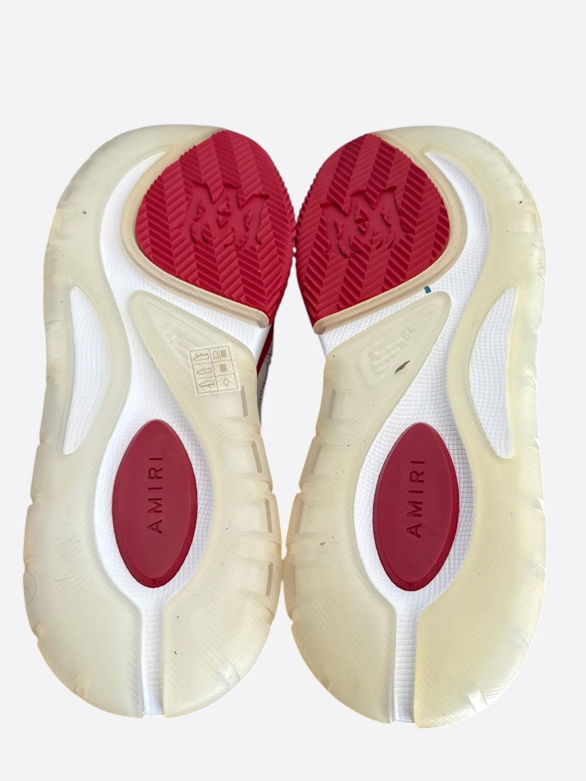 Amiri White & Red MA-1 Sneakers