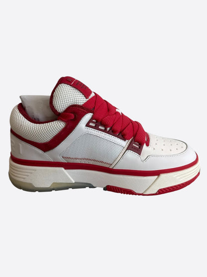 Amiri White & Red MA-1 Sneakers