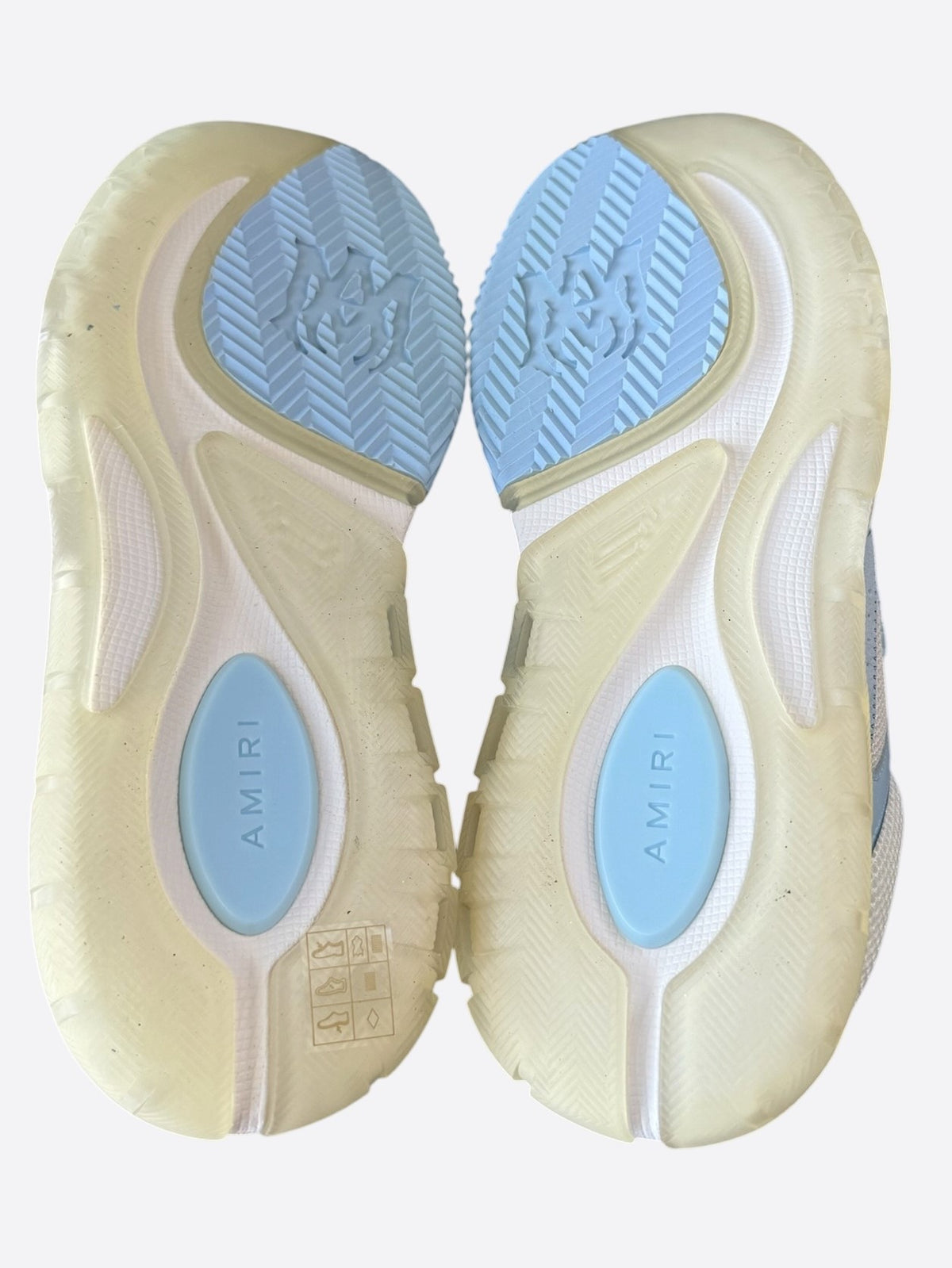 Amiri White & Blue MA-1 Sneakers