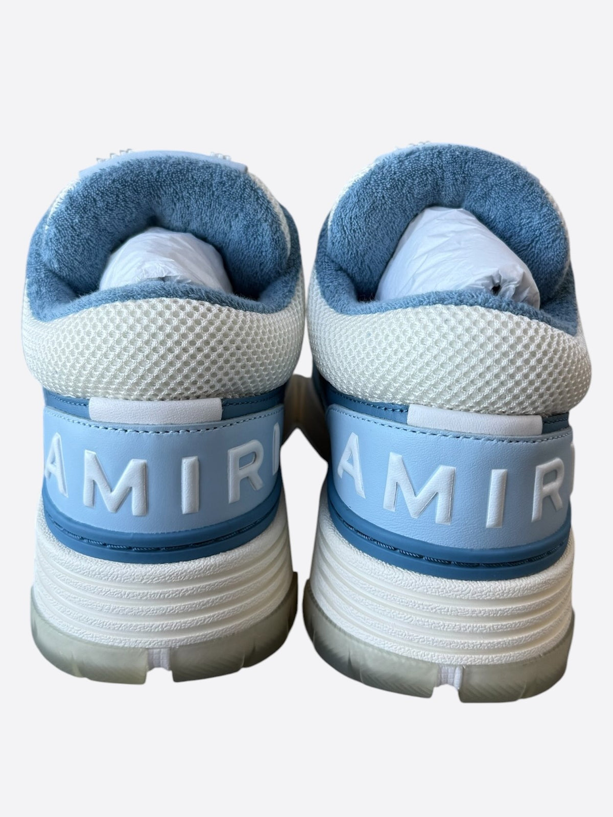 Amiri White & Blue MA-1 Sneakers