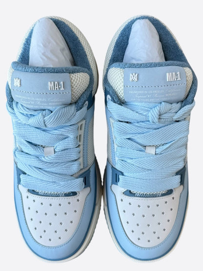 Amiri White & Blue MA-1 Sneakers