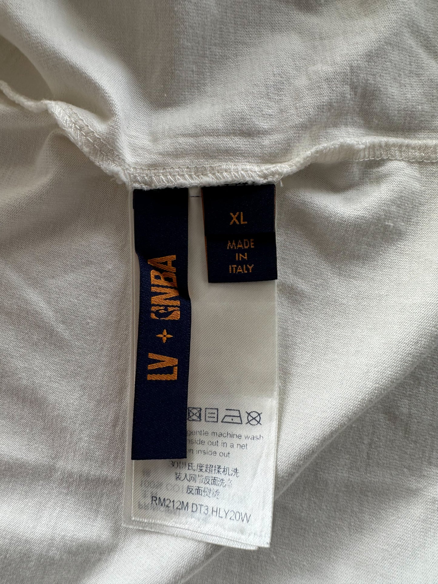 Louis Vuitton NBA White Logo T-Shirt