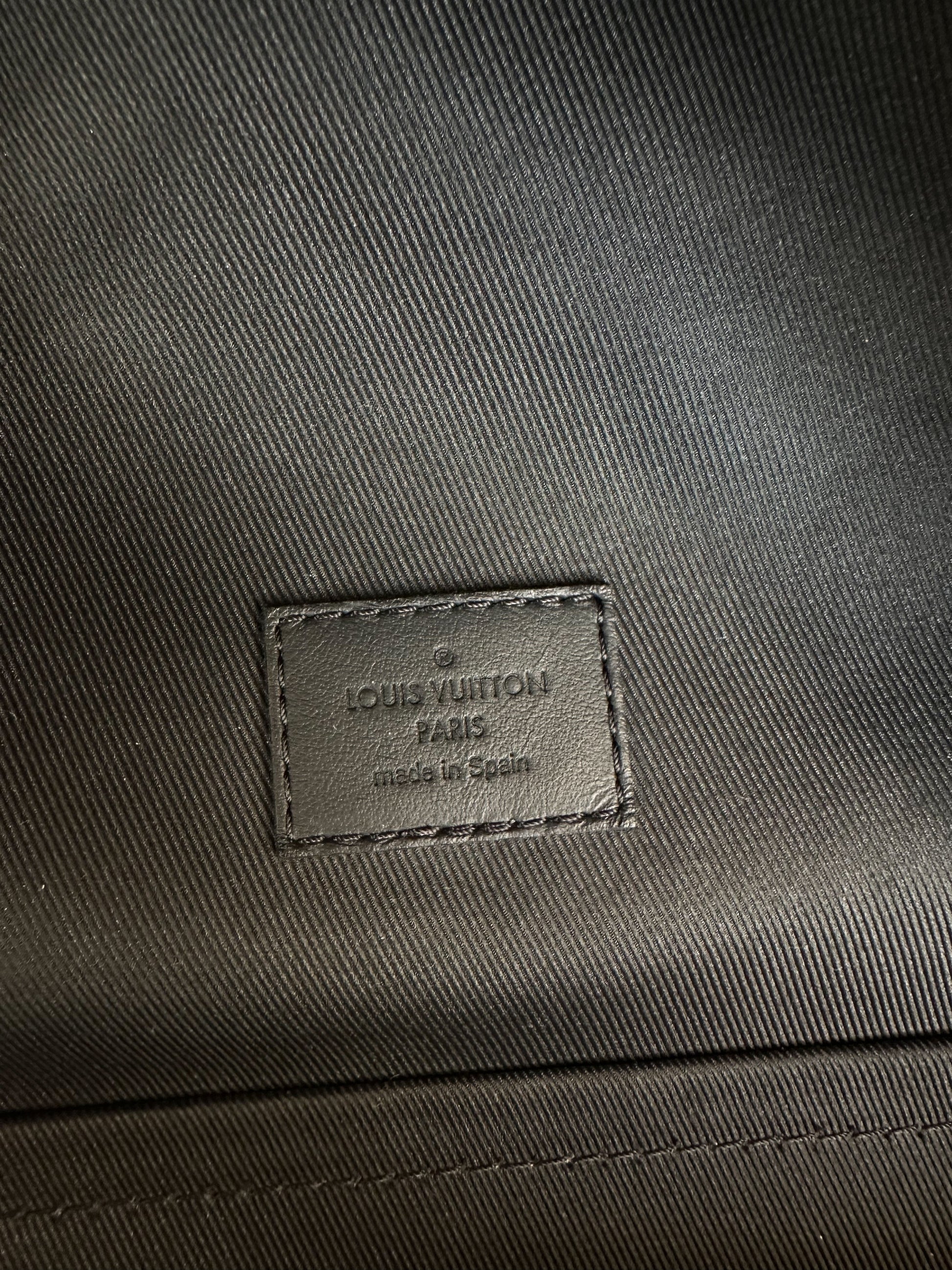 Louis Vuitton Leather Aerogram Takeoff Backpack - Grey Backpacks