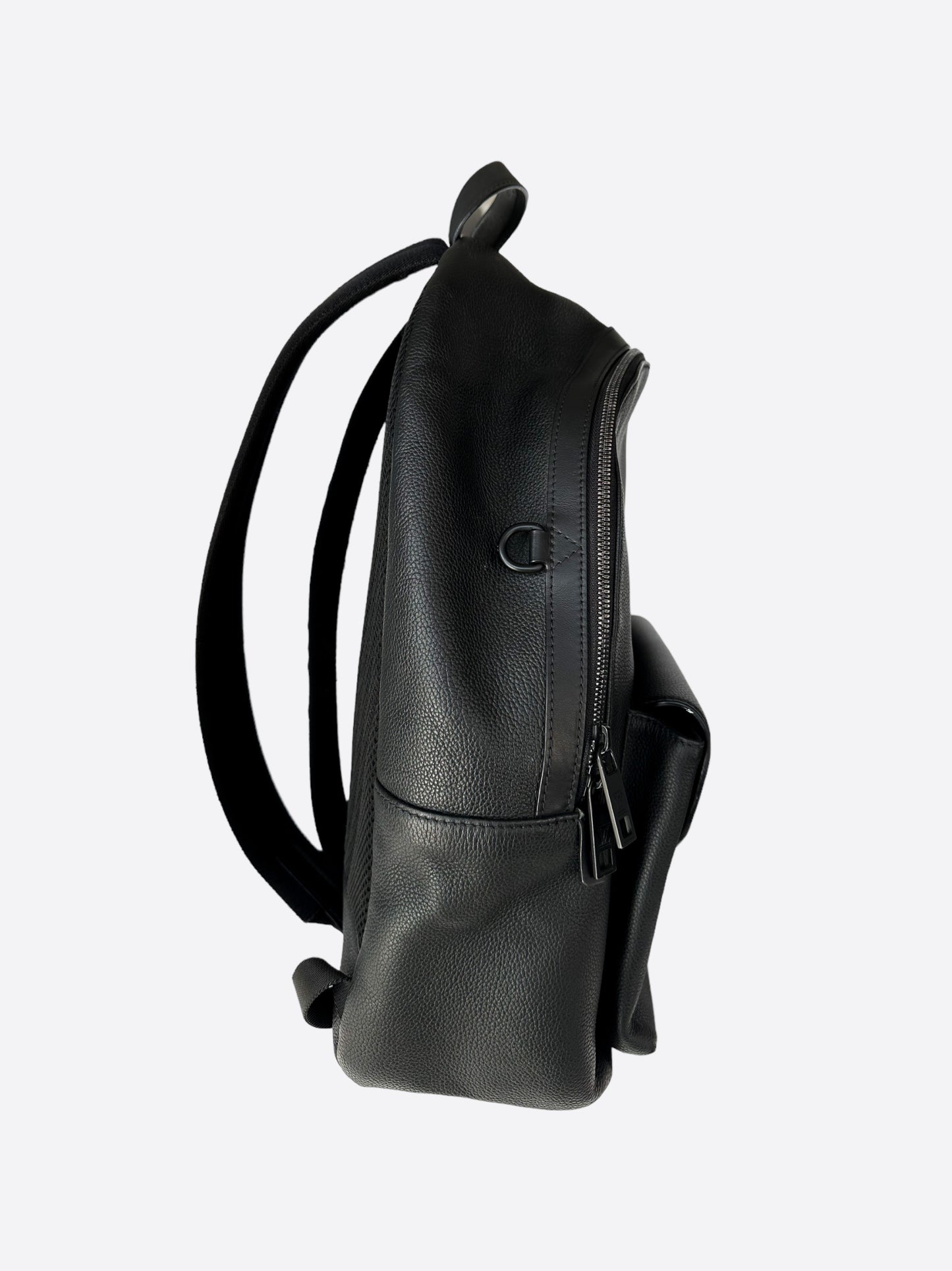 Louis Vuitton Aerogram Backpack Black Leather