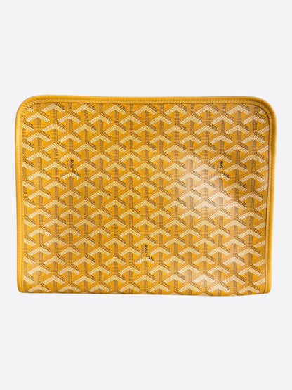 Goyard Yellow Jouvence GM Toiletry Bag