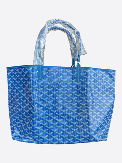 Goyard Blue St. Louis Tote Bag