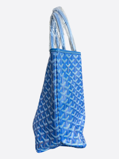 Goyard Blue St. Louis Tote Bag