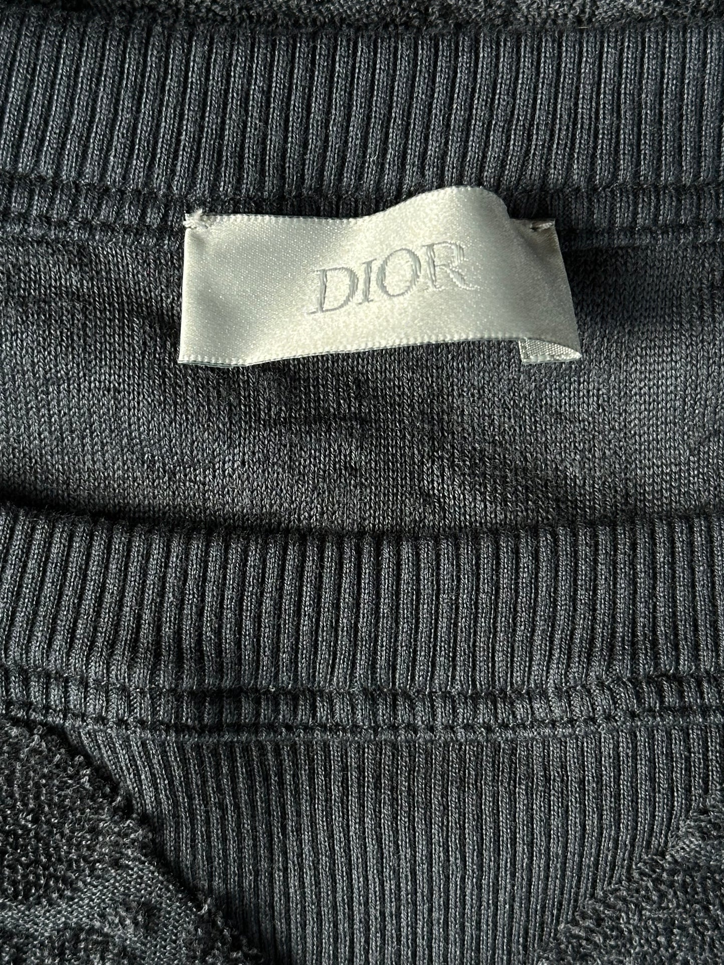Dior Black Oblique Towel T-Shirt