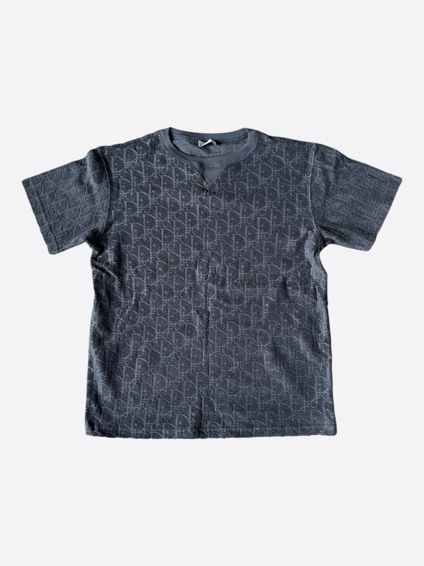 Dior Black Oblique Towel T-Shirt