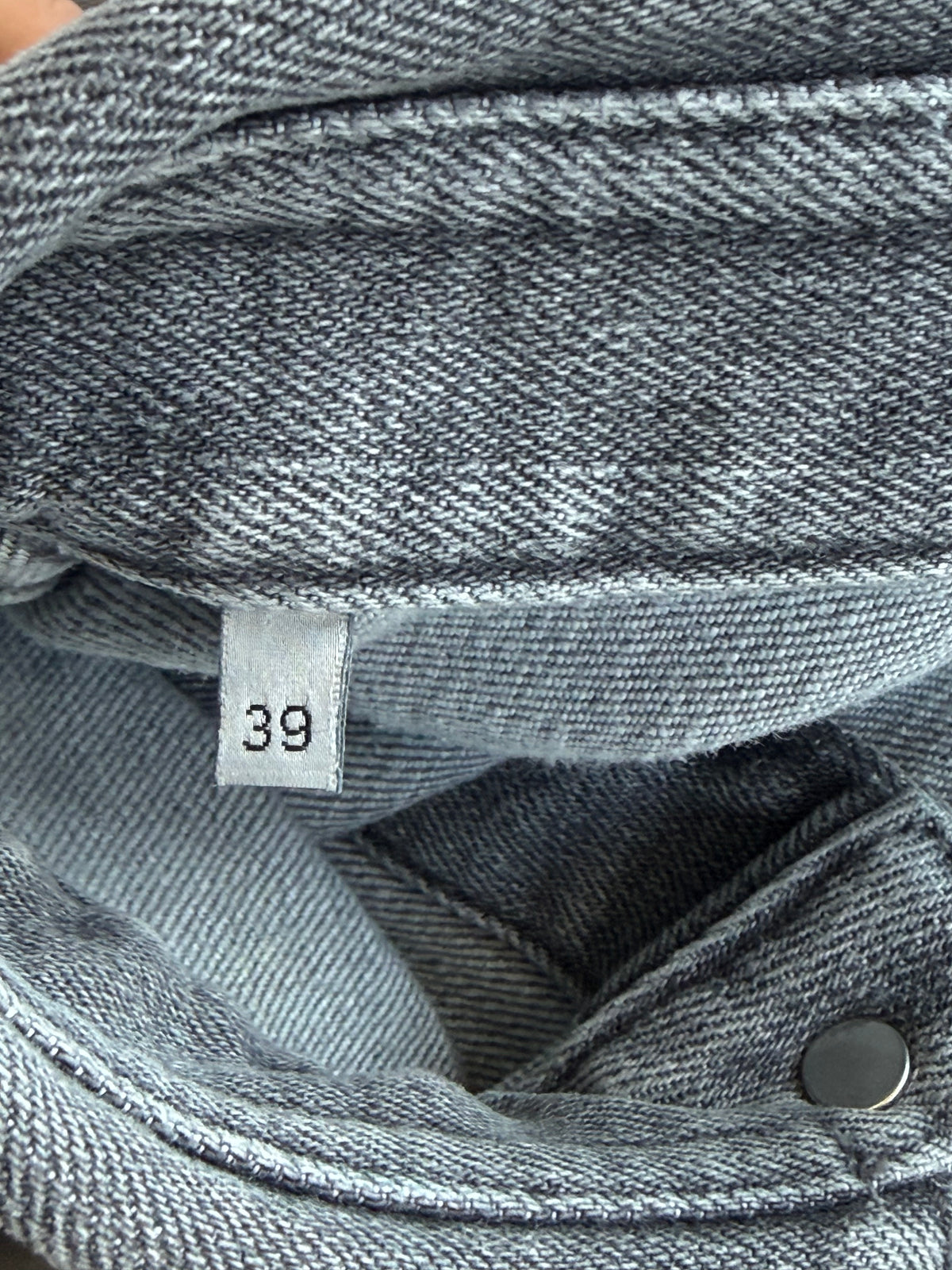 Dior Grey & Multicolor Patch Denim Button Up Shirt