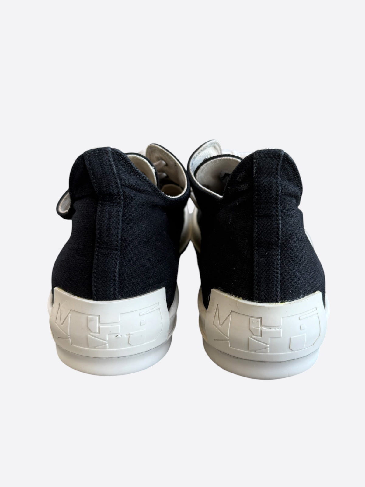 Rick Owens Black & White Low Top Sneakers