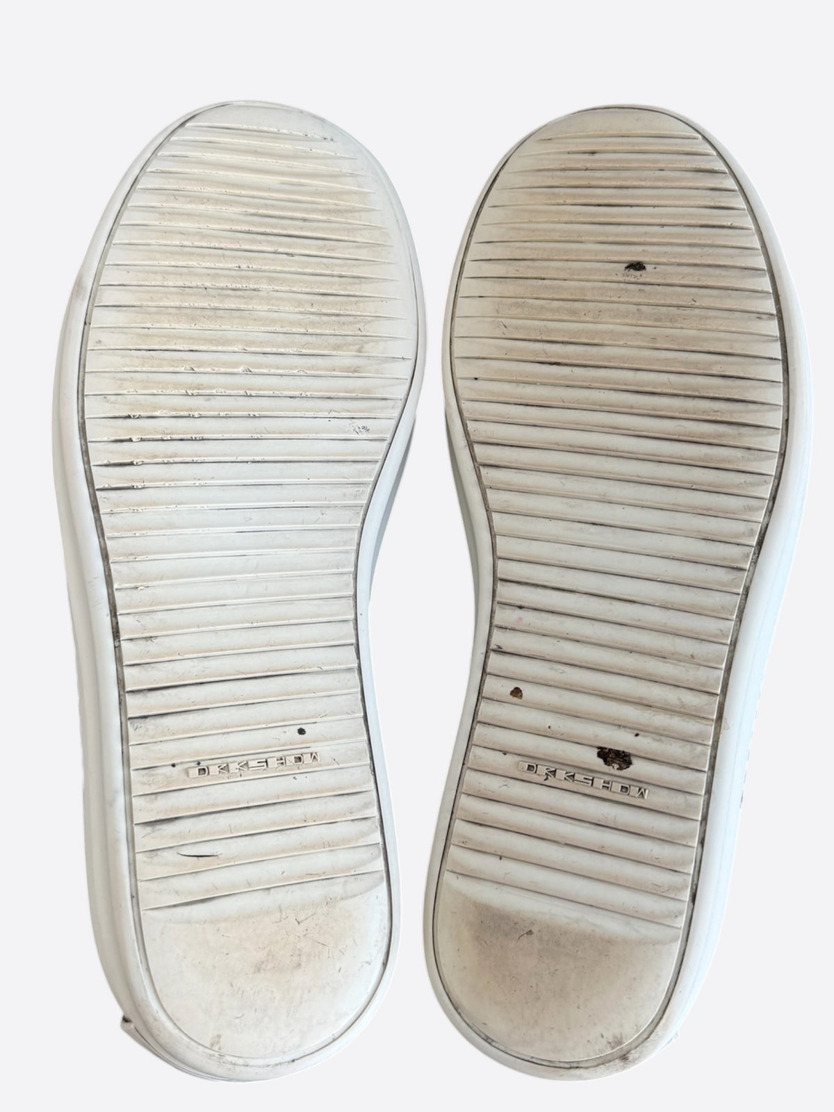 Rick Owens Black & White Low Top Sneakers