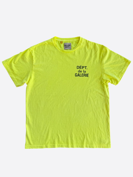 Gallery Dept Yellow & Black Souvenir Logo T-Shirt