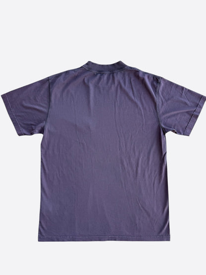 Dior Peter Doig Maroon Embroidered Lion Logo T-Shirt