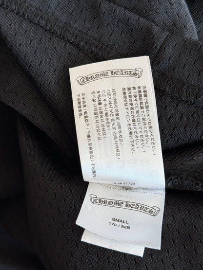 Chrome Hearts Black & White Floral Nylon Mesh Longsleeve Jersey