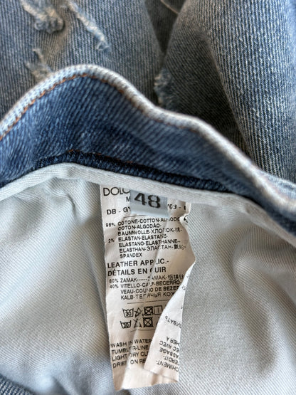 Dolce & Gabbana Blue Distressed Denim Shorts