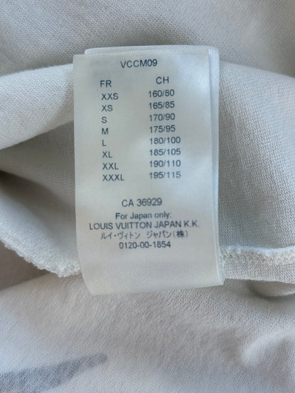 Louis Vuitton White Burning House T-Shirt