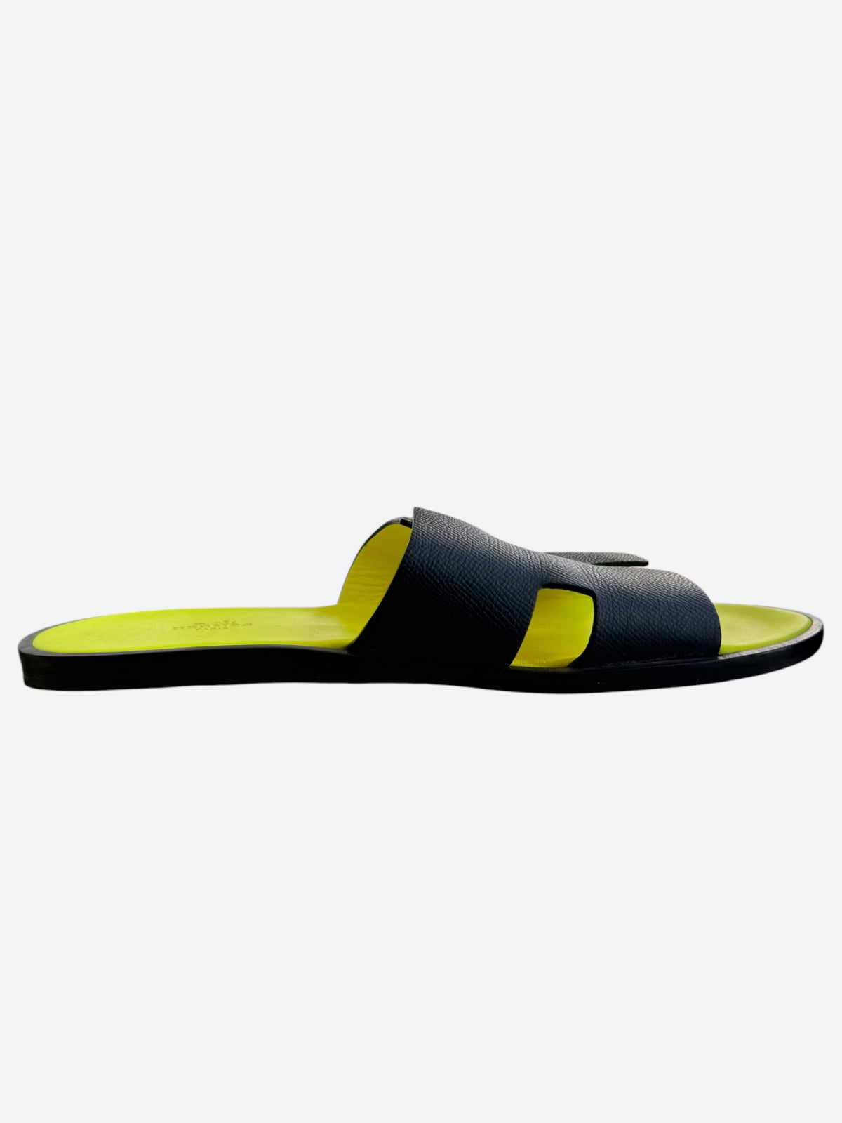Hermes Black & Yellow Izmir Sandals