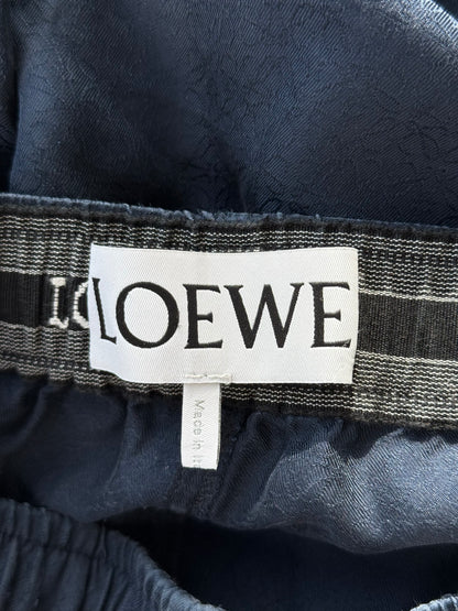 Loewe Navy Jacquard Monogram Shorts