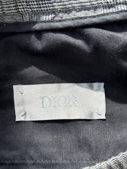 Dior Grey Pleated Wool Jogger Pants