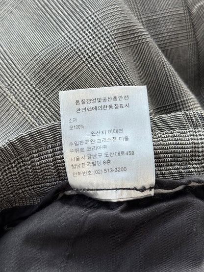 Dior Grey Pleated Wool Jogger Pants