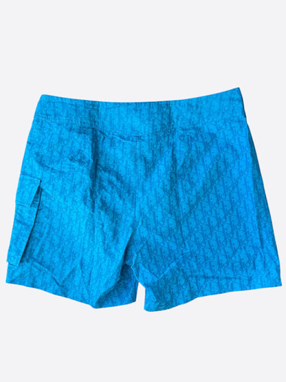 Dior Blue Oblique Swim Shorts